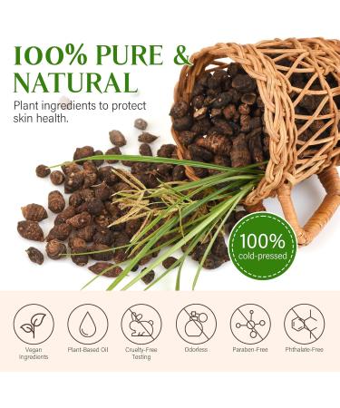 Cyperus Rotundus Oil Cyprus Rotundus Oil for Hair Removal Cyperus Oi-l Natural Soothing and Gentle Reducing Body Hair Growth Smooth Skin & Hair Removal 60ml (1pcs) 2.02 Fl Oz (Pack of 1) - Buy Online on GoSupps.com