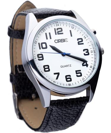 Large Clear Voice Talking Watch for Blind, Visually Impaired, Elderly - Black - Buy Online on GoSupps.com