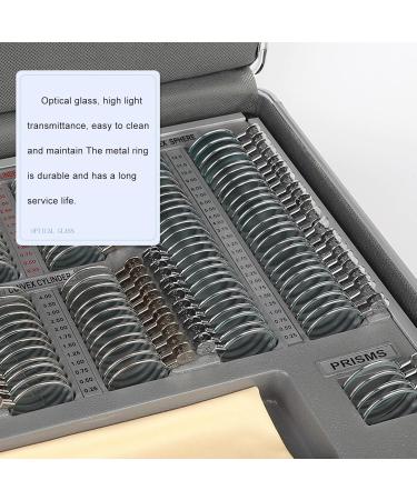 158pcs Optical Trial Lens Set Optometry Kit Eye Protection Accessories Metal Rim Aluminum Case for Optical Shop Vision Care Center(Color:A Size:158pcs) 158pcs A - Buy Online on GoSupps.com