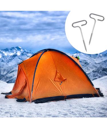 LFUTARI Ice Anchor Tool Kit - 1pc Drill Adapter & 4pcs Threaded Pegs for Ice Fishing Shelter Stake Nail - Universal Anchors Tool Set for Sewing Ice Inserts - Buy Online on GoSupps.com