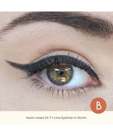 Beauty For Real I-Line 24-7 Eyeliner in Storm - Shimmering Pewter Gray, Waterproof Gel Formula - 0.01 oz - Buy Online on GoSupps.com