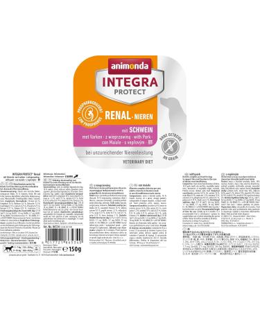 Animonda Integra Protect Diet Dog Food | Wet Feed for Chronic Renal Insufficiency | 11x150g Pack - Buy Online on GoSupps.com