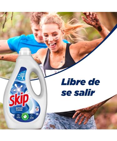Skip Active Clean Liquid Laundry Detergent 5x37 Washes - Buy Online on GoSupps.com