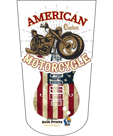 Vintage American Motorcycle Guitar Amputee Stump Sock - Heal with Appeal | 3Ply - Buy Online on GoSupps.com