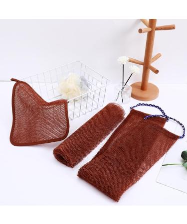 Buy Healeved African Net Sponge Set - Exfoliating Body Cloth & Back Scrubber for Shower & Spa | International Shipping Available - Buy Online on GoSupps.com