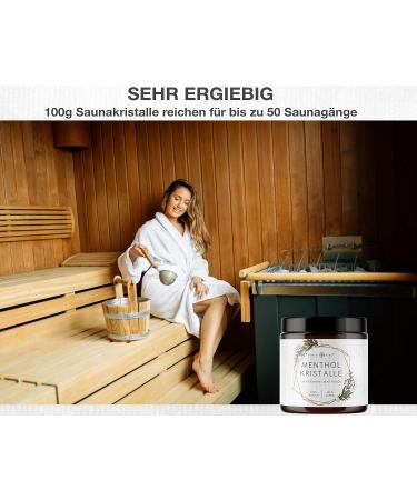 Premium Menthol Crystals 100g | Nordic Pure - 100% Natural Sauna Infusions - Buy Online on GoSupps.com