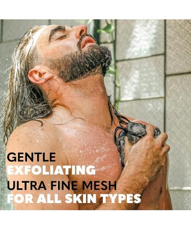 Beard Club Premium Exfoliating Loofah Sponge for Men and Women - Large Shower Body Scrubber for Luxurious Skin Care - Durable Bath Pouf in Stylish Design - Buy Online on GoSupps.com