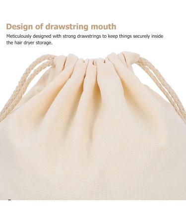 DOITOOL Hair Dryer Bag Drawstring Bag Container 13 Inch by 11.8 Inch Storage Organizer Bag For Hairdryer Beige - Buy Online on GoSupps.com