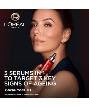 L'Or al Paris L Or al Paist XXL TriPeptide Serum reinforcing and filling antiageing facial serum 3in1 effect with argireline peptides hyaluronic acid & vitamin C Revit Laser Amazon Excluster 1 x 50 ml - Buy Online on GoSupps.com