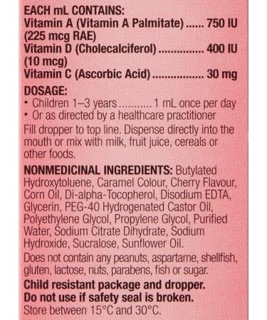 PediaVit Liquid Multi with Vitamins A D & C | Ideal for Children 1-3 Years | Essential Multivitamin to Support Growth and Immune Function | 50mL (Pack of 3) - Buy Online on GoSupps.com