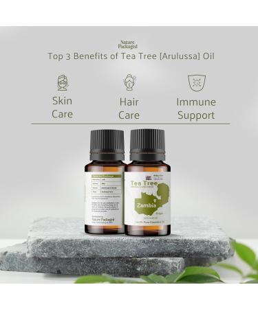 100% Pure Tea Tree Oil - Therapeutic Grade - Direct from Arulussa Farms Zambia - Bulk Essential Oils (15ml - Buy Online on GoSupps.com