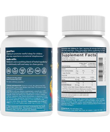 Kid-Friendly Melatonin Gummies (120 ct) - Delicious Strawberry Flavor | 1mg Melatonin for Restful Sleep | Non-Habit Forming - Buy Online on GoSupps.com