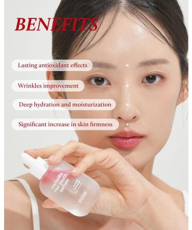 YADAH Camellia Red Youth Serum - Wrinkle Care & Firming Facial Serum with Bakuchiol & Camellia Oil Hydrating Treatment for All Skin Types - 1.01fl oz - Buy Online on GoSupps.com