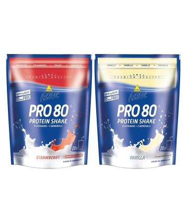 Inko Active Pro 80 bags 2-pack (2x500g) Vanilla/Strawberry (D)