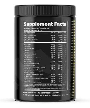 Efectiv Elite Pre Workout Intensifier 420g - Enhanced Energy, Focus & Pumps - Amentopump, Cocoabuterol, GBBGO - Pineapple Crush - Buy Online on GoSupps.com