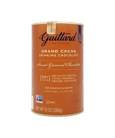Guittard Chocolate Grand Cacao Drinking Chocolate, 10 oz Standard Packaging