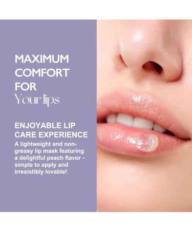 Overnight Lip Mask - Collagen Treatment for Dry Cracked Lips | Moisturizing Balm with Shea Butter & Ceramide - Buy Online on GoSupps.com