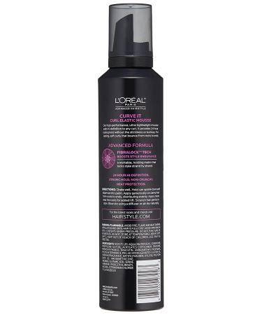 L'Or al Paris Advanced Hairstyle CURVE IT Curl Elastic Mousse 8.3 oz. | Enhance and Define Your Curls - Buy Online on GoSupps.com