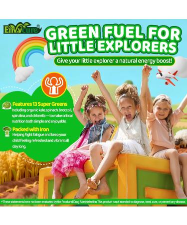 EnvyCure Immune Support Supplement Gummies & Kids Super Greens Gummies - Buy Online on GoSupps.com