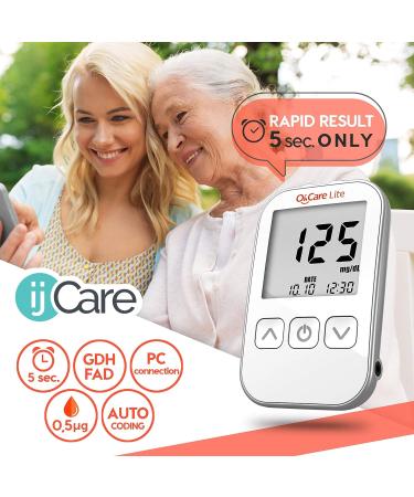 OH Care Lite Blood Sugar Testing Kit - 200 Test Strips, Lancets & Control Solution - Accurate & Affordable Diabetic Supplies - Buy Online on GoSupps.com