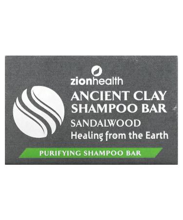 Zion Health Shampoo Bar Sandalwood 6 oz Bar