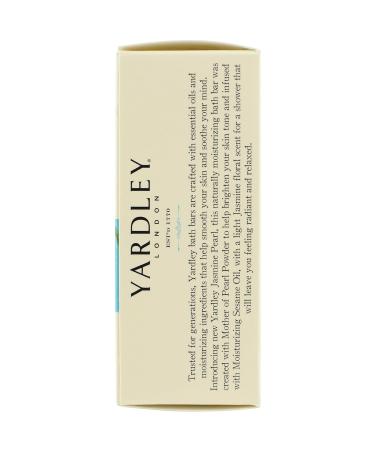 Yardley London Jasmine Pearl Bath Bar - Naturally Moisturizing 4.25 oz | International Shipping Available - Buy Online on GoSupps.com