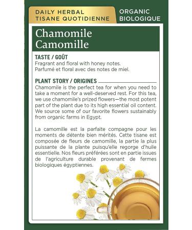 Traditional Medicinals - Organic Chamomile Herbal Tea (Pack of 1) - Soothing and Relaxing - 16 Tea Bags Total Tea Chamomile 16 Count (Pack of 1) - Buy Online on GoSupps.com