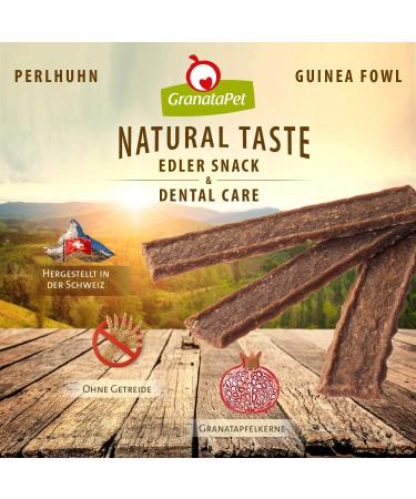 Granatapet Natural Noble Snack Pearlhuhn - 90g Dog Treats | Cereal-Free & Sugar-Free Rewards for Dogs | Tasty Dog Snacks - Buy Online on GoSupps.com