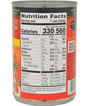 Dennison's Chunky Chili Con Carne With Beans 15oz Can - Pack of 6 - Buy Online on GoSupps.com