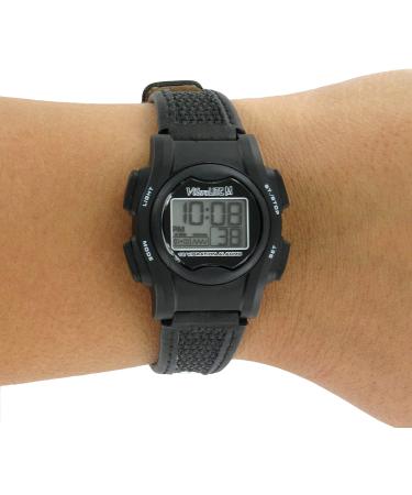 VibraLITE Mini 12-Alarm Vibrating Watch in Black - Stay on Schedule with Vibrating Alerts! - Buy Online on GoSupps.com