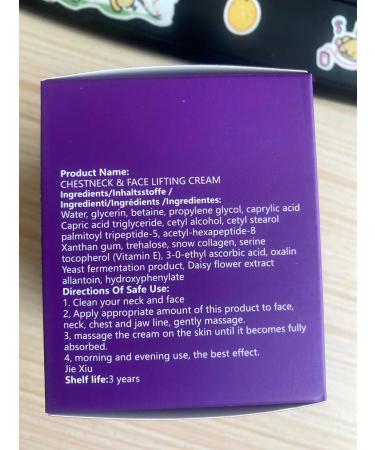 Collagen Face & Neck Firming Cream - Best Neck Tightening & Lifting Moisturizer for Sagging Skin | Day & Night Recovery - Buy Online on GoSupps.com
