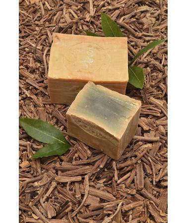  TENGRI Tengri Aleppo soap with 80% olive oil 20% hand hair soap - vegan - natural product - 3 x approx. 200 g - Buy Online on GoSupps.com