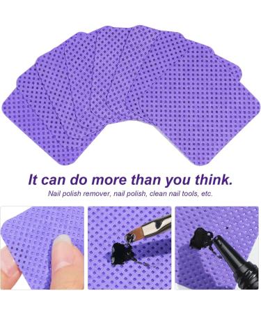 Frees Nails Lot de 1200 lingettes de polissage pour ongles - Doux et absorbables - Pour extensions de cils - Lingettes de nettoyage - Dissolvant politique Pourpre - Buy Online on GoSupps.com