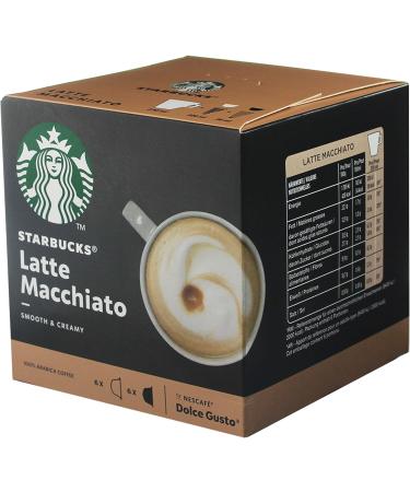 Starbucks Nescaf Dolce Gusto Latte Macchiato Pack of 4 boxes of 12 coffee capsules - Buy Online on GoSupps.com