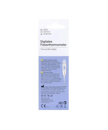 LiaVince Digital Fever Thermometer - Waterproof Fast & Accurate for Babies Children & Adults | Fever Alarm Flexible Design - Buy Online on GoSupps.com
