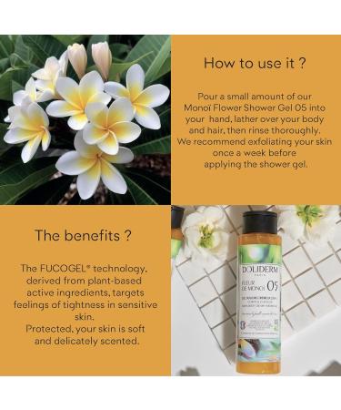 Doliderm Paris - Creamy Shower Gel 33.8 Fl Oz (Mono Flower) - Buy Online on GoSupps.com