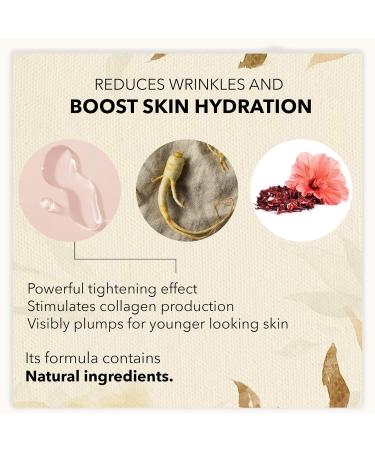 Marie d'Argan Eye Contour Serum - Reduce Dark Circles & Puffiness with Hyaluronic Acid Ginseng & Hibiscus - Anti-Wrinkle Firming Effect - 15ml - Buy Online on GoSupps.com