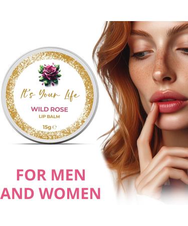 Rose Lip Balm Enriching Lip Plumper Balm Luxury Lip Balm for Women. Natural Lip Balm Lip Conditioner & Lip Treatment 15 grams Travel size Perfect Lip Seal for Dry Lips Pink Lip Balm - Buy Online on GoSupps.com