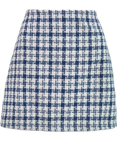 Shop Women's Winter Skirts - A-Line Casual & Mini Petticoat Styles in Blue | XL Sizes Available - Buy Online on GoSupps.com