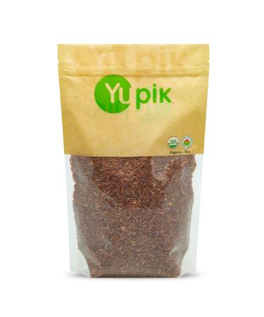Yupik Organic Red Jasmine Rice 1 kg Non-GMO Vegan Kosher Long Grains Whole Grain Salt-Free Fragrant Rice Easy Preparation Ideal for Recipes Side Dishes Salads & More 1 kg (Pack of 1)