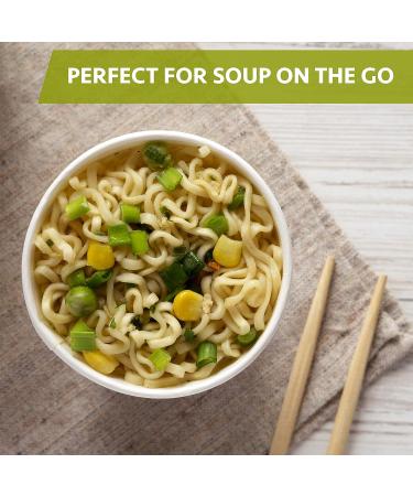 NYHI 16 oz Paper Soup Storage Containers with Lids - 50 Pack | Insulated Disposable Food Cups for Hot & Cold Foods | Eco Friendly To Go Soup Bowls - Buy Online on GoSupps.com