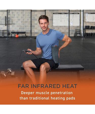 Pure Enrichment PureRelief Pro Far Infrared XL Heating Pad - 12 x 24 - 4 Heat Settings - Dry/Moist Heat - Muscle Relief for Athletes - Buy Online on GoSupps.com