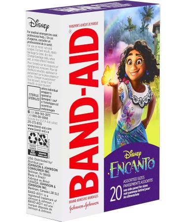 Disney's Encanto Characters Band-Aid Adhesive Bandages for Kids - 20 Count - Buy Online on GoSupps.com