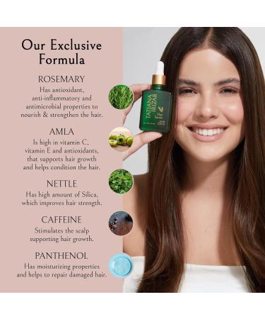 Hair Growth Serum for Men & Women - Vegan Rosemary & Amla Treatment for Thickening & Strengthening | 1 Fl Oz (Pack of 2 - Buy Online on GoSupps.com