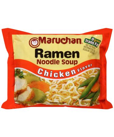 Maruchan Ramen Chicken Flavor Noodle Soup,(Pack of 12),3 oz each