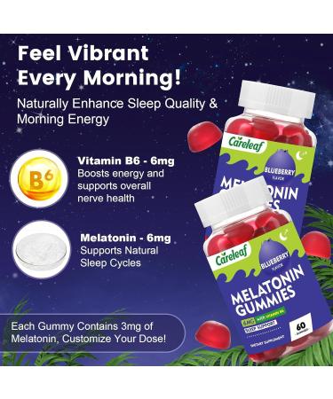 careleaf Non-Melatonin Sleep Aid Gummies with Free Melatonin Gummies Sleep Support - Buy Online on GoSupps.com