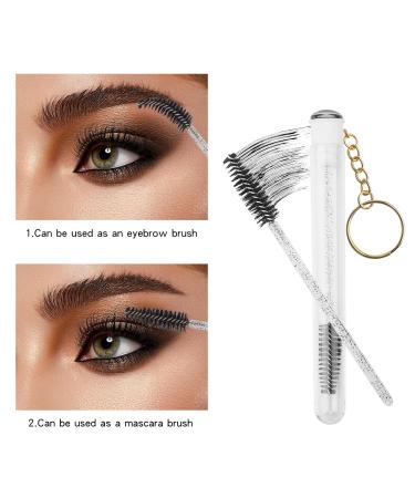 32 Pcs Disposable Mascara Wands Set - 15 Lash Spoolies & 15 Reusable Eyelash Brush Tubes | Perfect Makeup Brush Kit for Women & Girls - Buy Online on GoSupps.com