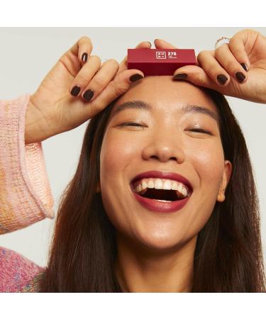 3INA Makeup Lipstick 276 - Maroon Brown, Vitamin E & Shea Butter, Long Lasting Matte Finish, Vegan & Cruelty Free - Buy Online on GoSupps.com