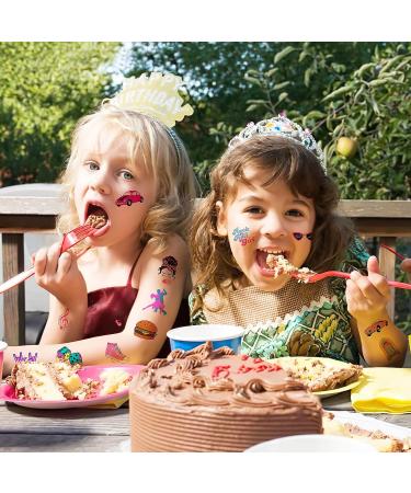 50s Temporary Tattoos (96PCS) - Birthday Party Decorations & Favors for Fans | Women, Men, Boys, Girls | School Prizes & Gifts - Buy Online on GoSupps.com