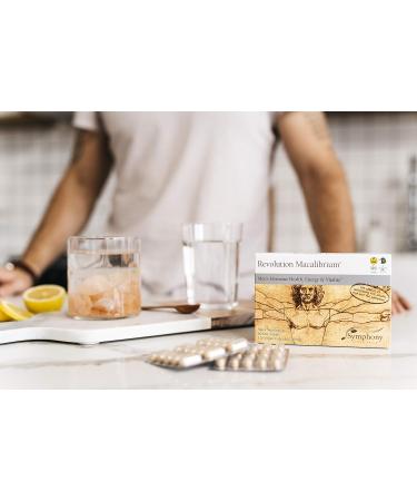 Revolution Macalibrium - Natural Gelatinized Maca Supplement for Men's Hormone Health Energy & Strength - 240 Vegan Capsules (120-Day Supply - Buy Online on GoSupps.com